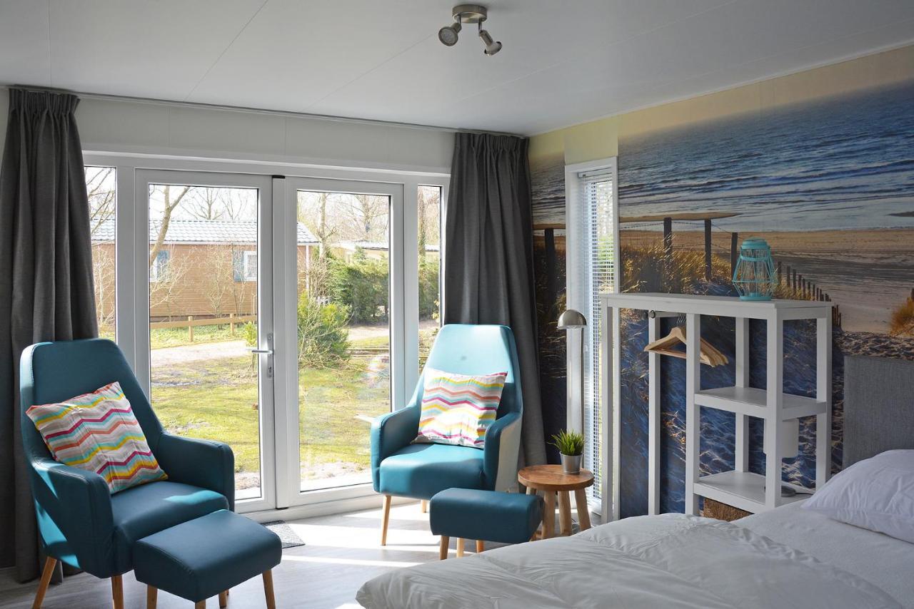 Sint Maartensvlotbrug Chalet Studio Aqua - Campanula - Sint Maartenszeeヴィラ エクステリア 写真